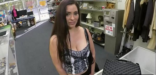  Busty woman BJ and fucked by pawn man